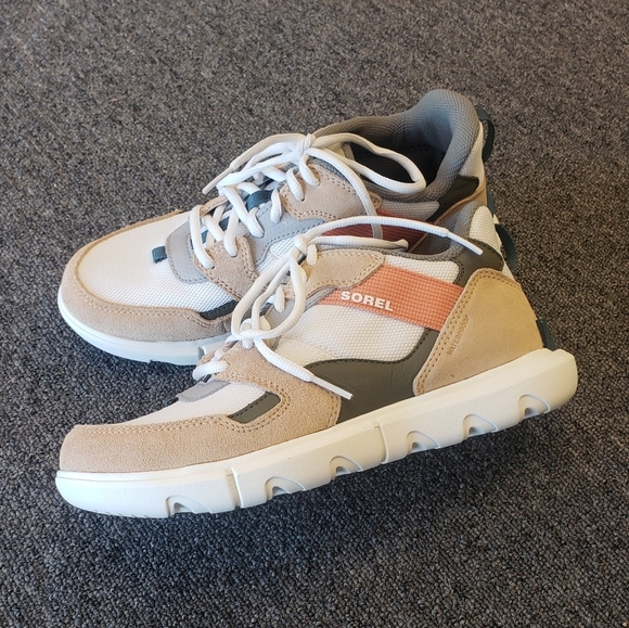 Sorel Explorer II Sneaker Low WP Sea Salt Womens NEW - Picture 6 of 10